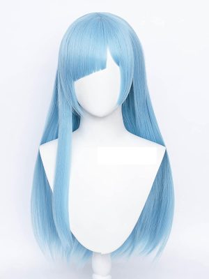 Anime Green Cosplay Wig, Halloween Role Play, Hair Replacement Wig for Adults, for Cos Party, Halloween, Christmas, Comic