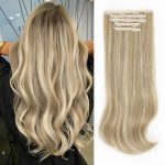 20" Soft Lace Weft Clip-Ins, Dirty Blonde Mix