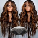 High-Definition Synthetic Lace Front Wavy Wig