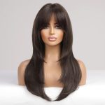 Women's Dark Brown Long Wig