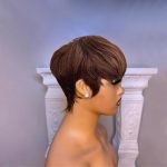 Human hair short bob wig