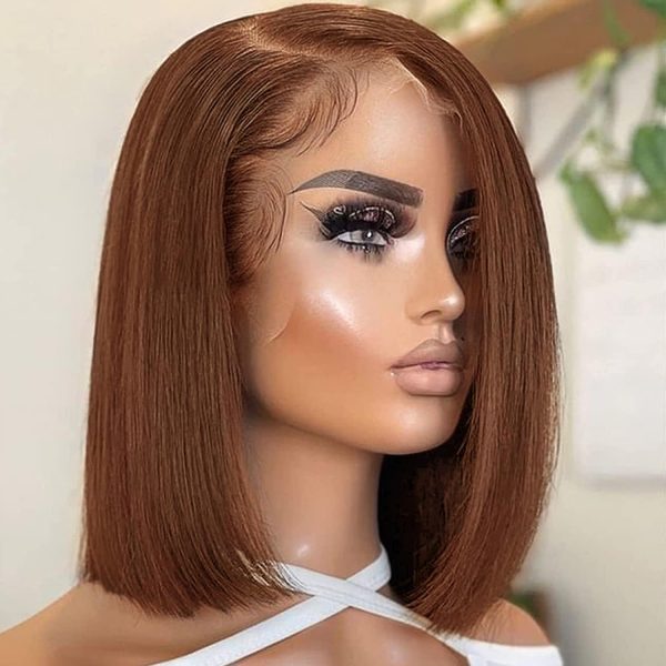 13x4 lace forehead human flesh wig