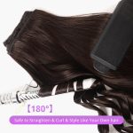 20" Seamless Silky Straight Human Hair Clip-Ins