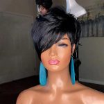 Retro mullet wig