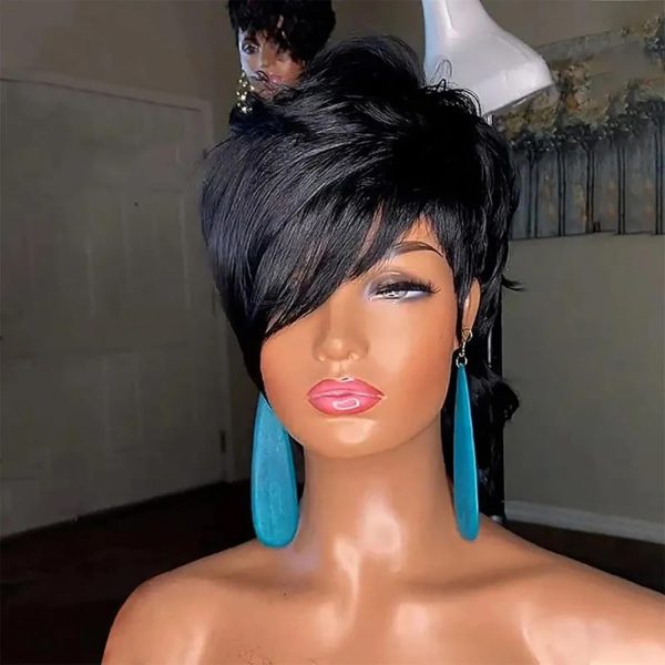 Retro mullet wig