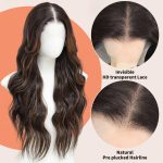 High-Definition Synthetic Lace Front Wavy Wig