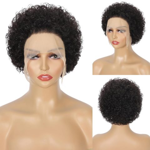 Transparent Lace Front Pixie Short Wig