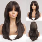 Women's Dark Brown Long Wig