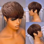Human hair short bob wig