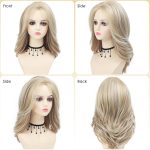 Light Golden Layered Wavy Wig